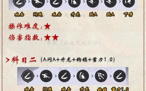 永劫无间零基础连招教学：5分钟学会3套民工连，轻松上手不挨打