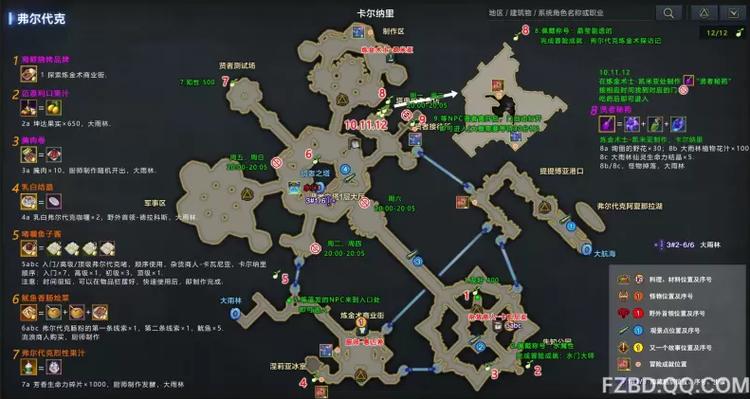 失落方舟全岛屿任务与收集品分布图，一图流高效收集攻略-1