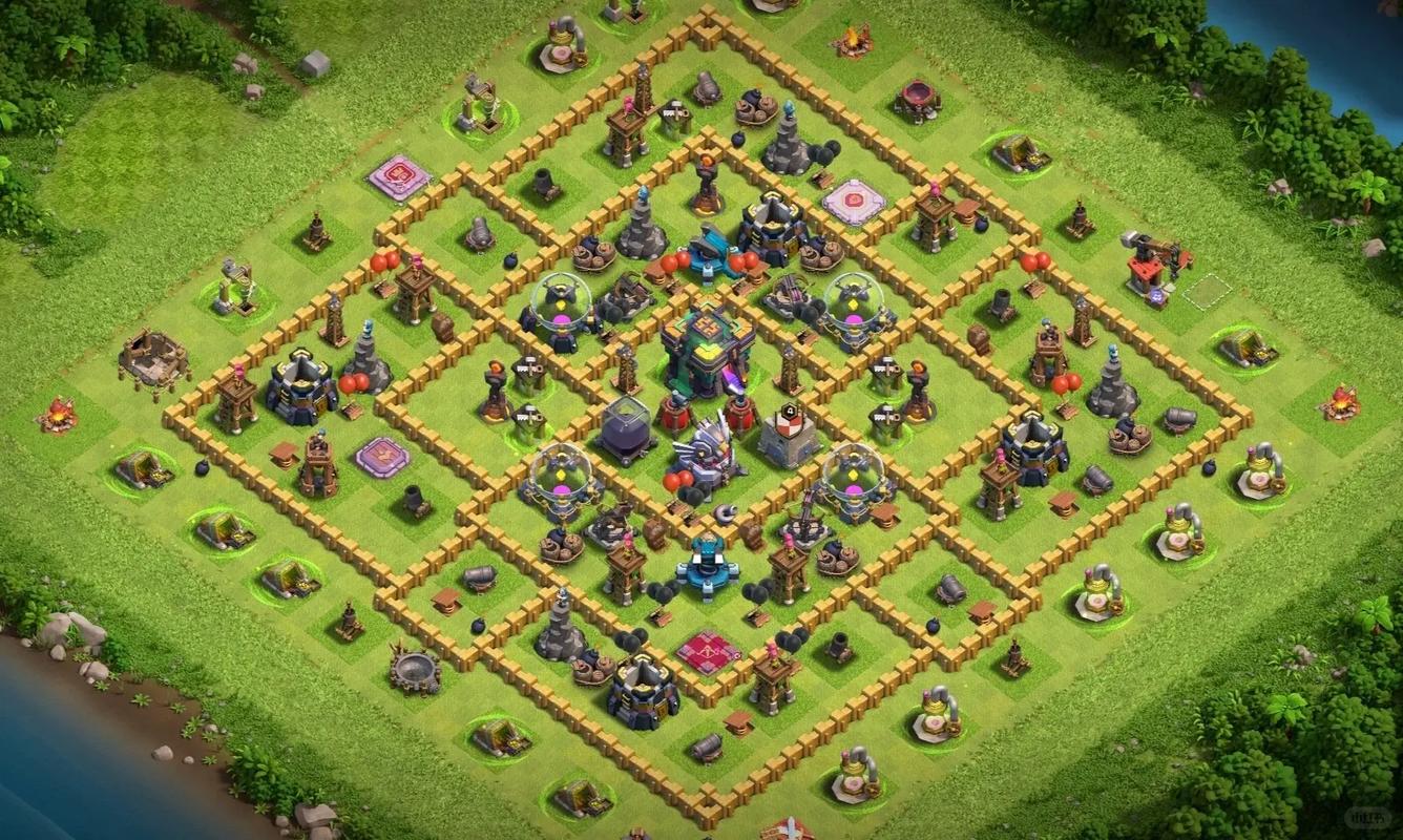 部落冲突各本阵型大全：从1本到15本最强防御布局与兵种搭配攻略-2