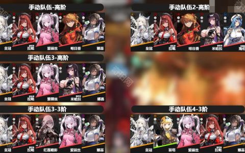 低战力通关拦截与模拟室！妮姬S8赛季平民阵容推荐