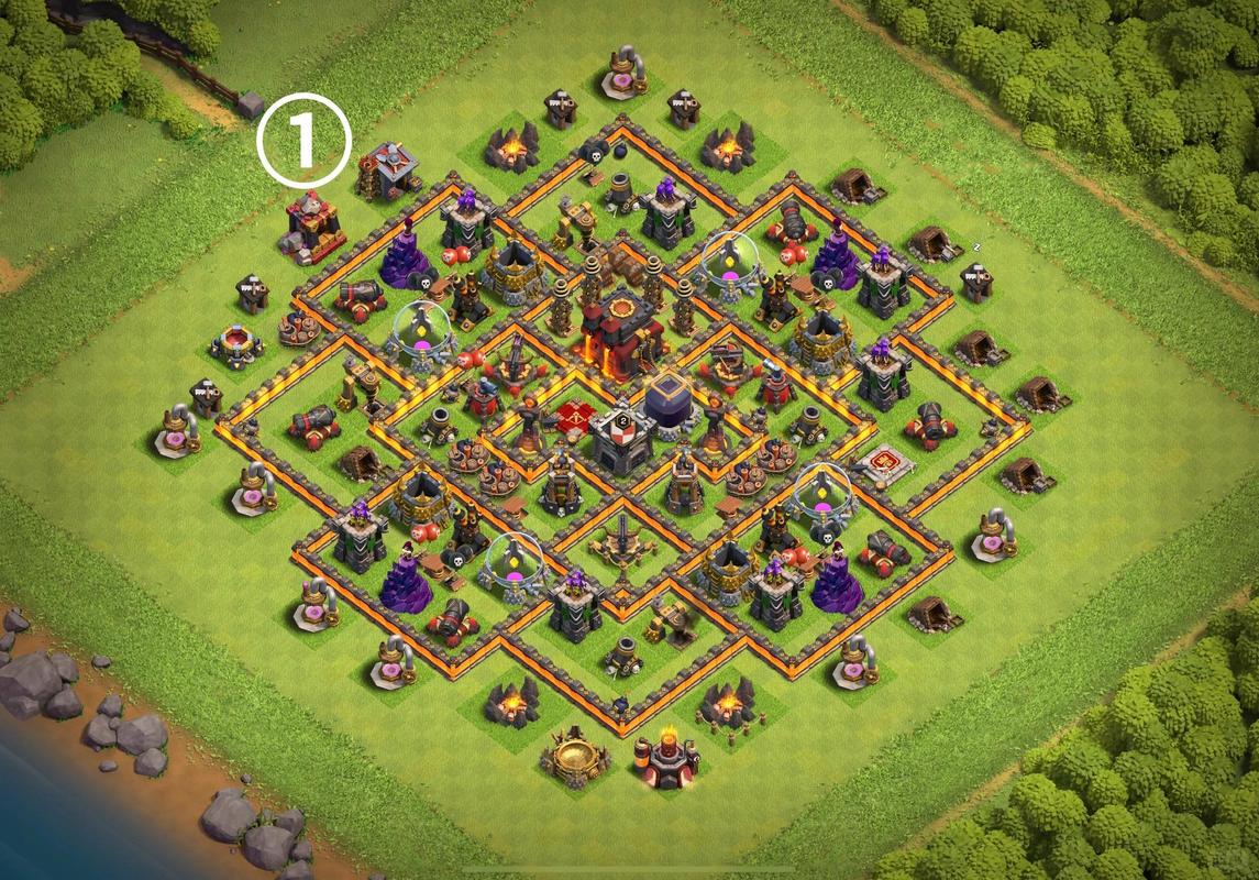 部落冲突各本阵型大全：从1本到15本最强防御布局与兵种搭配攻略-1