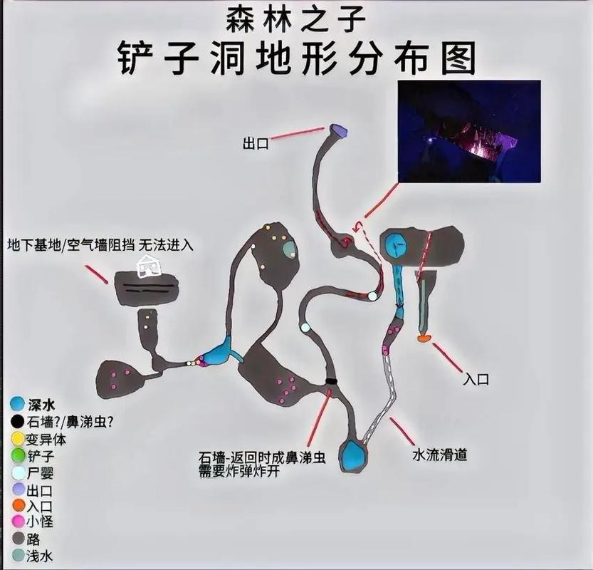 森林之子全洞穴探索指南：变异怪打法与资源点位详解-2