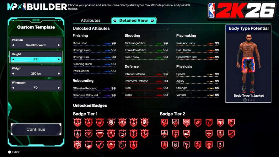 NBA2K26能力值变动解析：全明星球员徽章搭配新思路-1