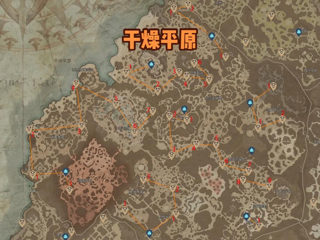 暗黑4全莉莉丝祭坛位置与地狱狂潮高效刷图路线(最新版)-1 暗黑4全莉莉丝祭坛位置与地狱狂潮高效刷图路线(最新版)-1