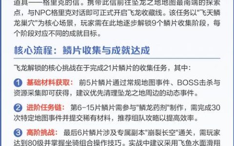 激战2坐骑解锁顺序攻略：5步高效开荒，省时省力拿满坐骑