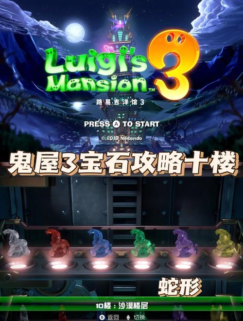 路易吉洋楼3全楼层宝石收集攻略：鬼怪捕捉技巧与隐藏房间详解-3