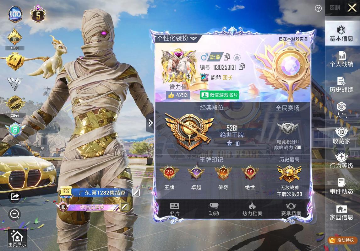 和平精英 – 战术竞技射击手游_资料库