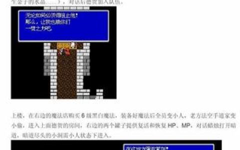 最终幻想3图文攻略：全流程通关详解与隐藏要素收集指南