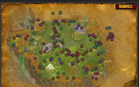 魔兽世界最新矿点分布图：5分钟速查全地图稀有矿石刷新点