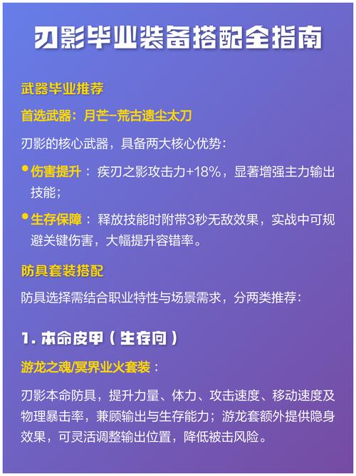 刃影毕业装备怎么选?最新版本3套高性价比搭配推荐-4 刃影毕业装备怎么选?最新版本3套高性价比搭配推荐-4