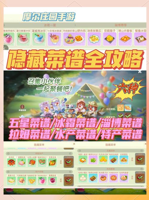 摩尔庄园手游餐厅菜谱大全:最新高利润菜品搭配与快速升级攻略-3 摩尔庄园手游餐厅菜谱大全:最新高利润菜品搭配与快速升级攻略-3