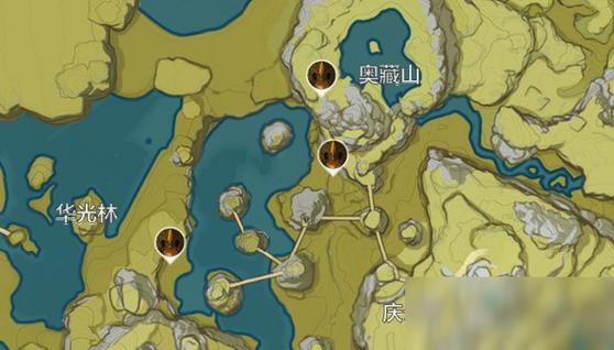 原神幼岩龙蜥速刷路线图 3分钟高效收集晶核材料-3