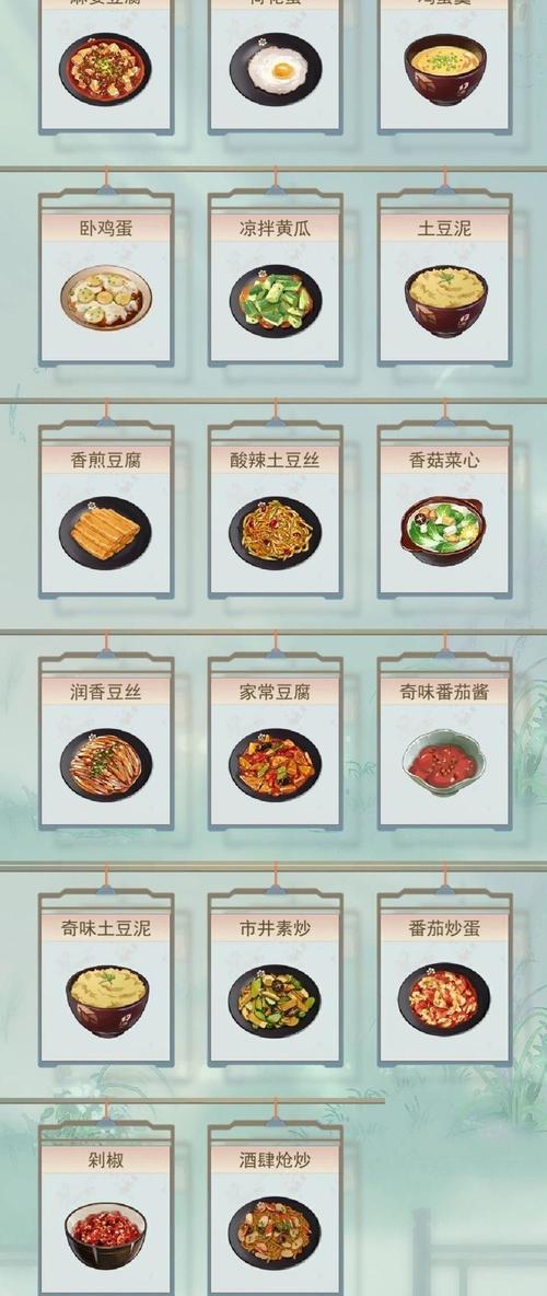 江湖悠悠家常小菜配方大全,5分钟学会所有隐藏食谱-2 江湖悠悠家常小菜配方大全,5分钟学会所有隐藏食谱-2