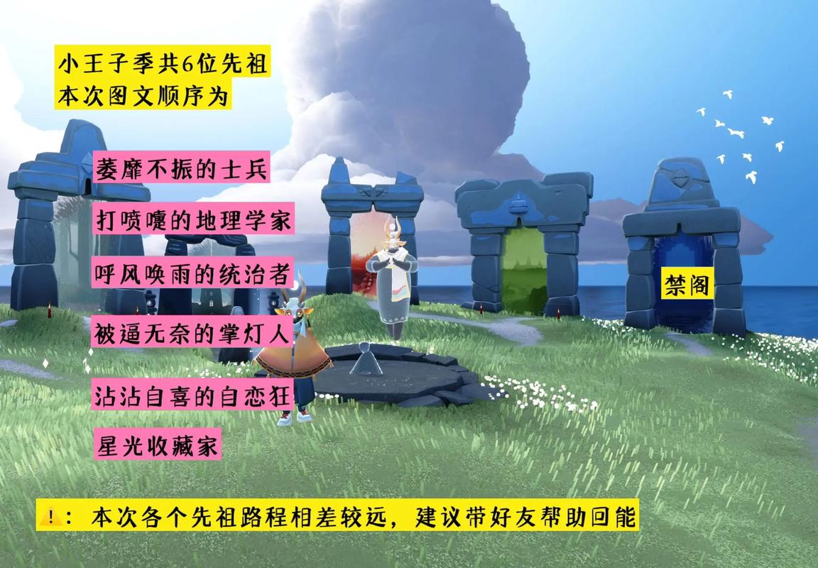 光遇小王子季全先祖位置攻略,5分钟带你找齐所有隐藏先祖-1 光遇小王子季全先祖位置攻略,5分钟带你找齐所有隐藏先祖-1