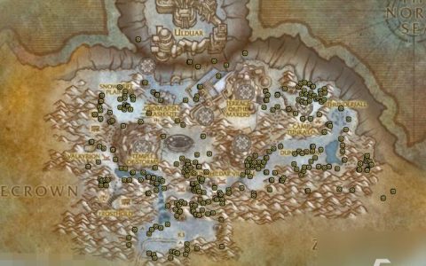 魔兽世界怀旧服铁矿石高效采集路线，5分钟掌握3大富矿区刷新点