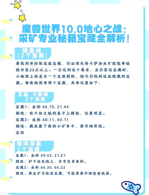 魔兽世界最新挖矿攻略：从入门到精通，5分钟掌握高效采集路线-1
