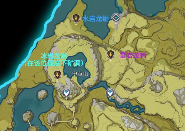 原神幼岩龙蜥速刷路线图 3分钟高效收集晶核材料-4