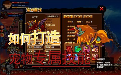 造梦西游3宠物技能学习全攻略，3分钟教你高效打书
