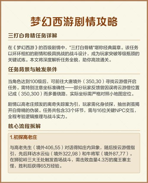2026梦幻三打白骨精保姆级攻略,轻松通关拿高奖励