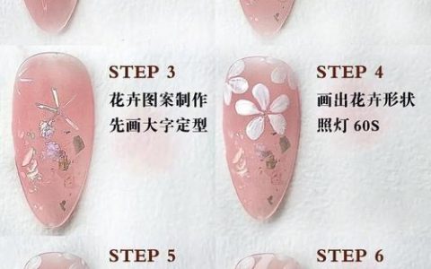 美甲彩绘教程：3款超简单清新图案，新手也能轻松画