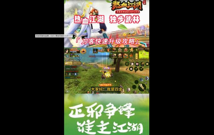 热血江湖刀客升级路线2026最新版,1-100级速通攻略亲测