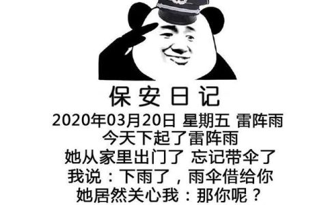 保安日记这个梗到底怎么来的？3分钟看懂全网热传梗