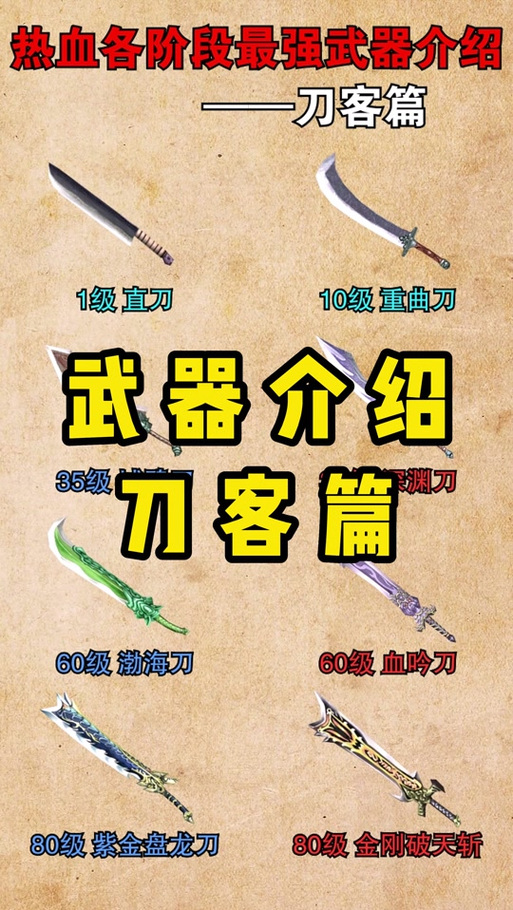 热血江湖渤海刀实拍展示,绝版特效帅到炸裂!