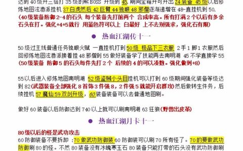 2026混沌热血江湖攻略秘籍，亲测3天战力翻倍技巧
