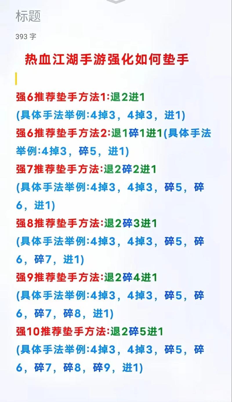 最新热血江湖强化脚本模板,自动上装备稳如老狗