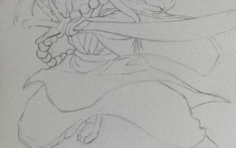 热血江湖素描画怎么画？3步画出经典角色爆帅效果