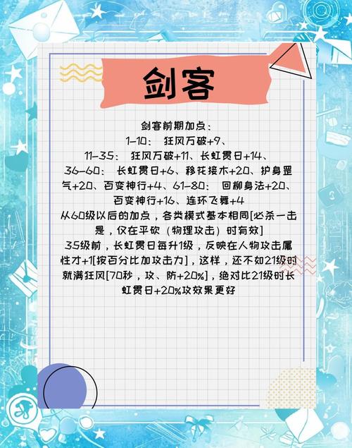 热血江湖2021剑客加点攻略:亲测三套高效PVE配点方案