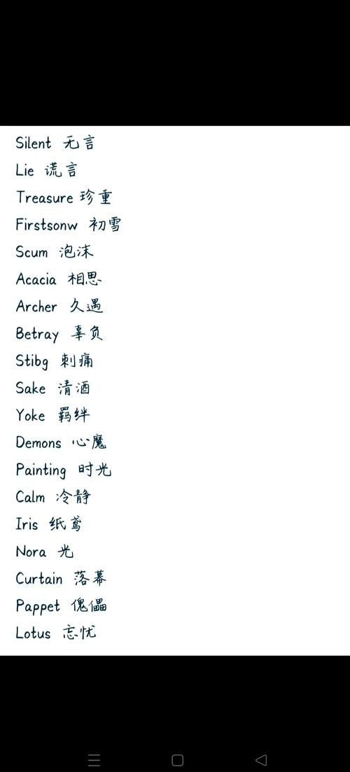 热血江湖可爱英文网名推荐,2026最新版超高回头率