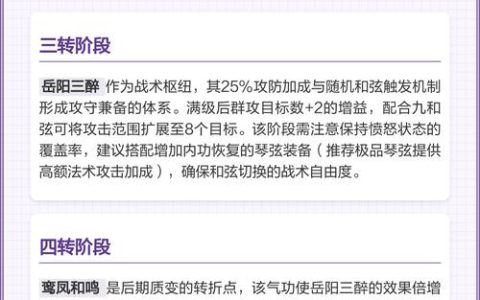 热血江湖琴师6转气功怎么点？这份2026加点顺序请收好
