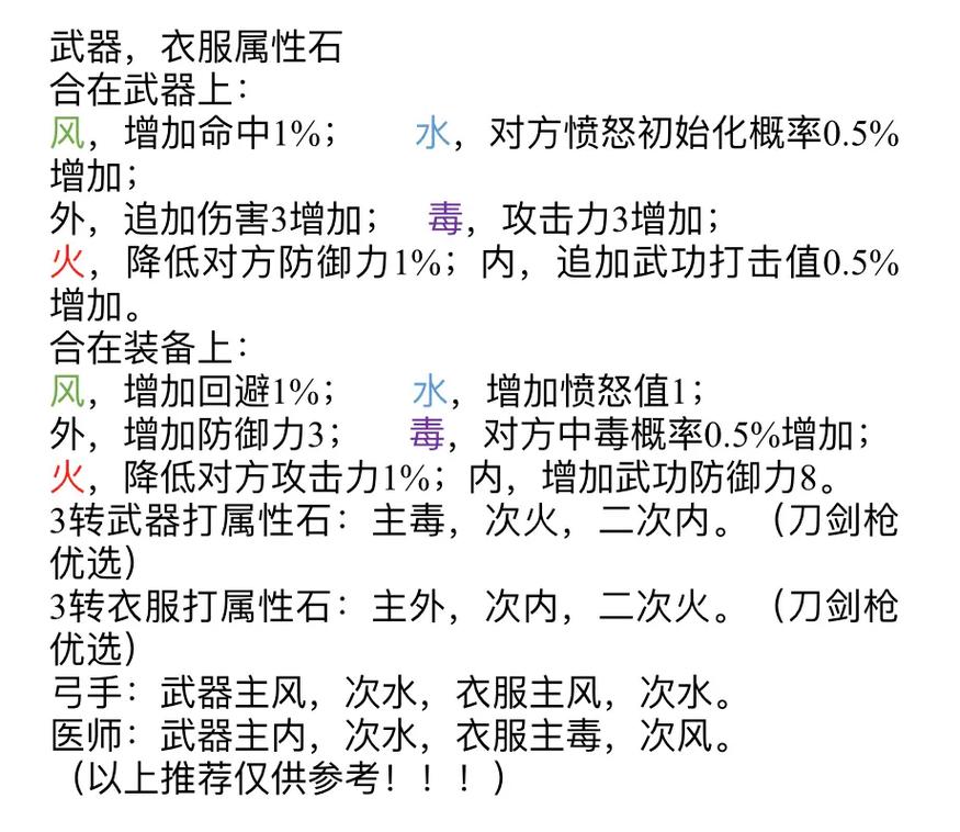 热血江湖弓打什么石头最好?这份2026最新搭配攻略必看