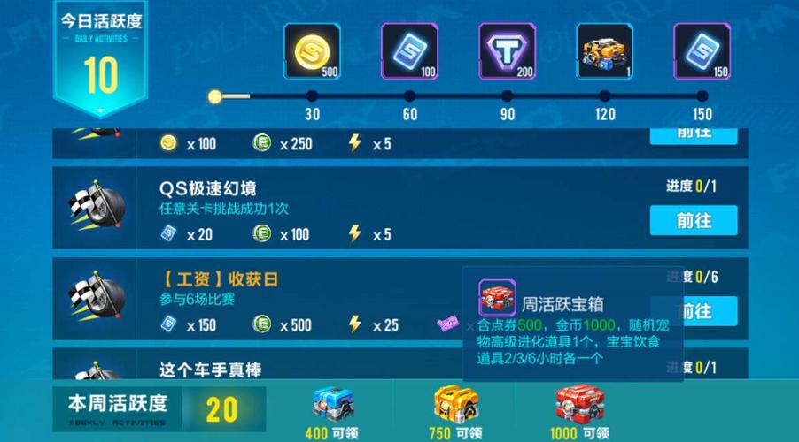 QQ飞车2026活跃加成攻略:3个方法让在线奖励翻倍