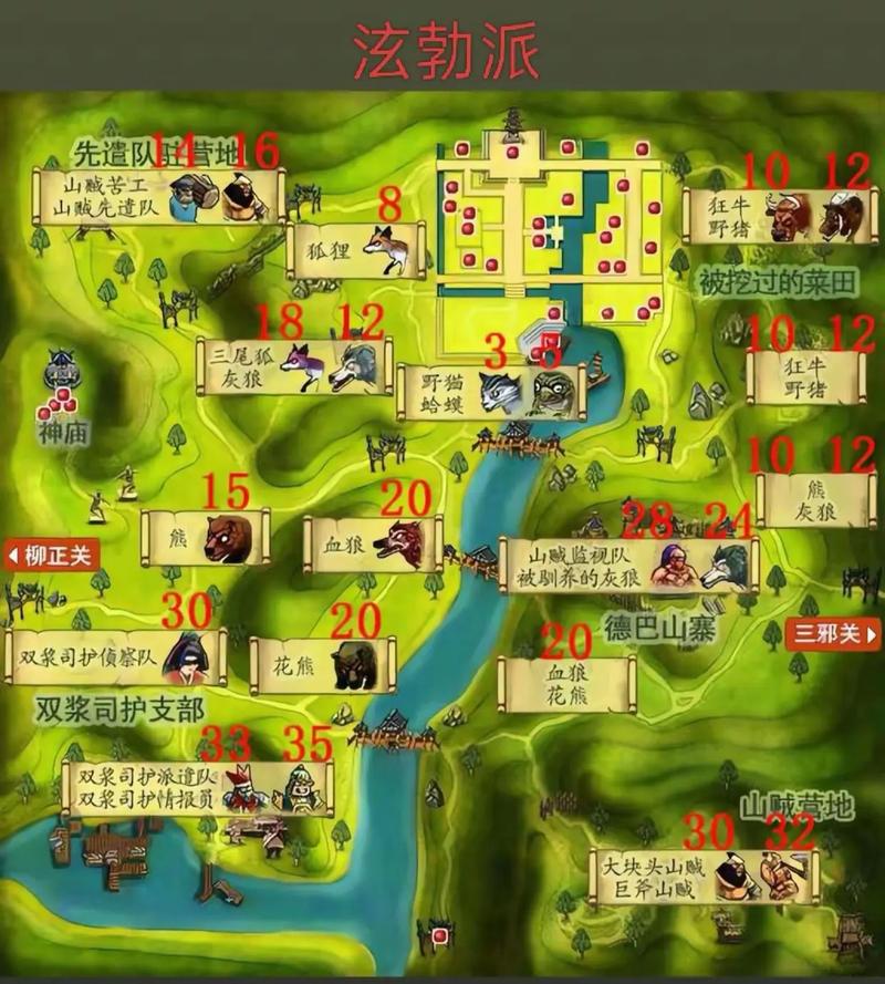 热血江湖邪地图怪物分布一览,2026必刷怪点与掉落攻略